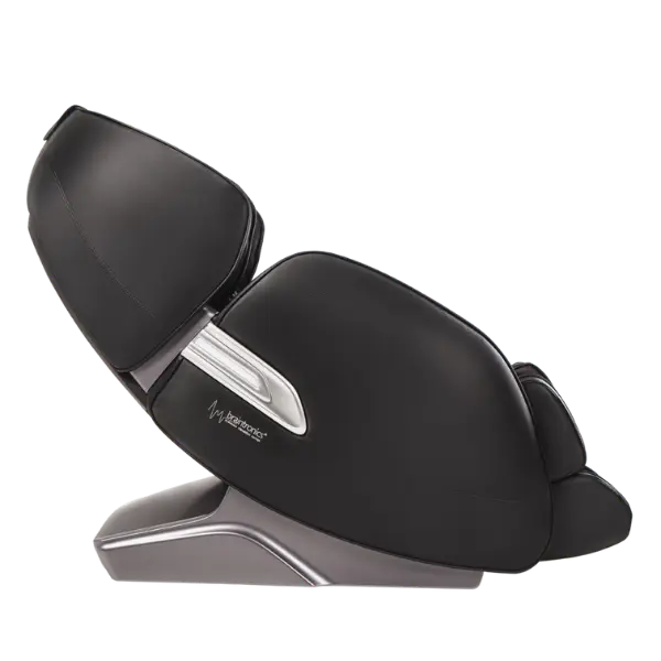 Fotel masujący Alphasonic II szaro-czarny-bok prawy
